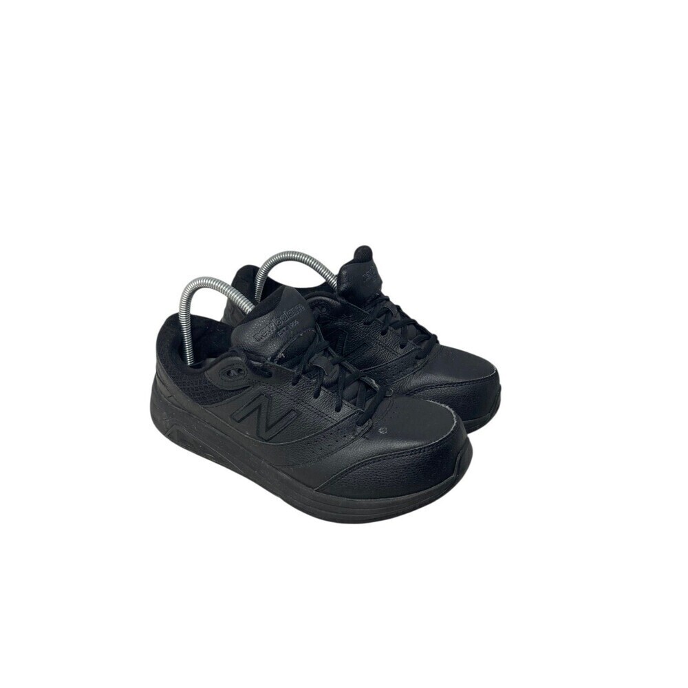 New Balance 928v3 Black Leather Walking Shoe Size 9 Women's WW928BK3